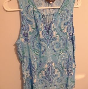 Mosaic Turquoise Top